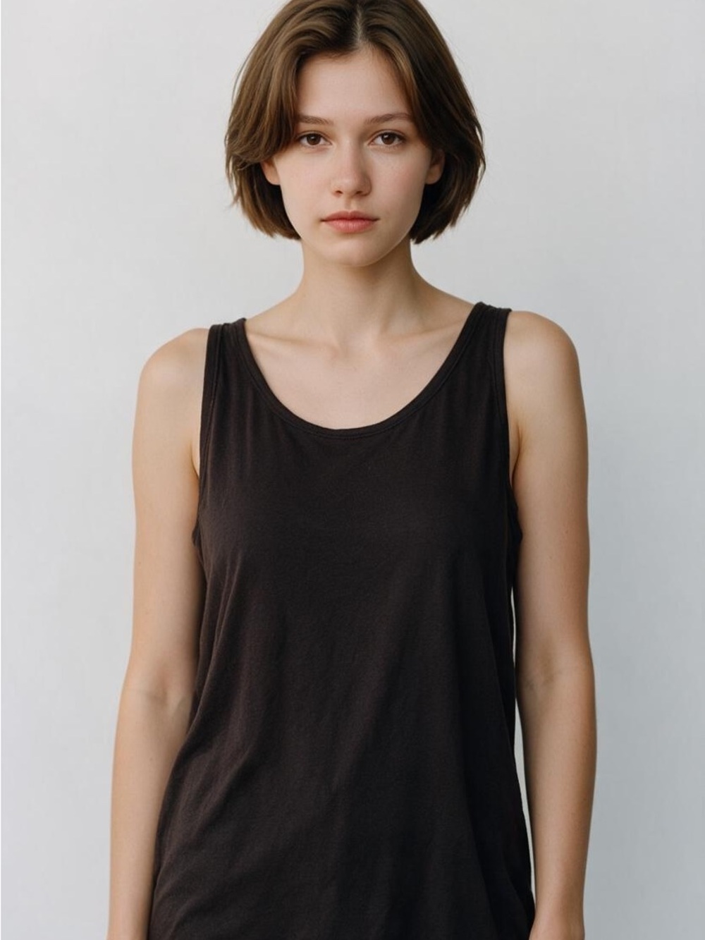 Halogen Classic Black Scoop Neck Tank Top - Women Size Small